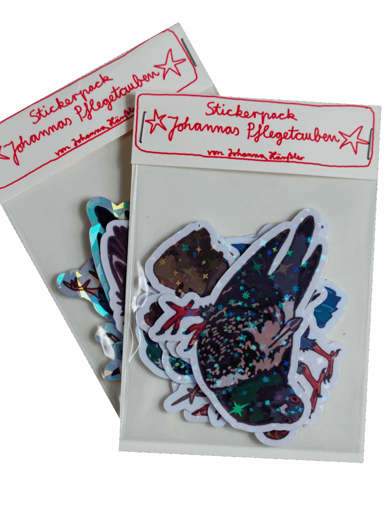 Stickerpack "Johannas Pflegetauben"